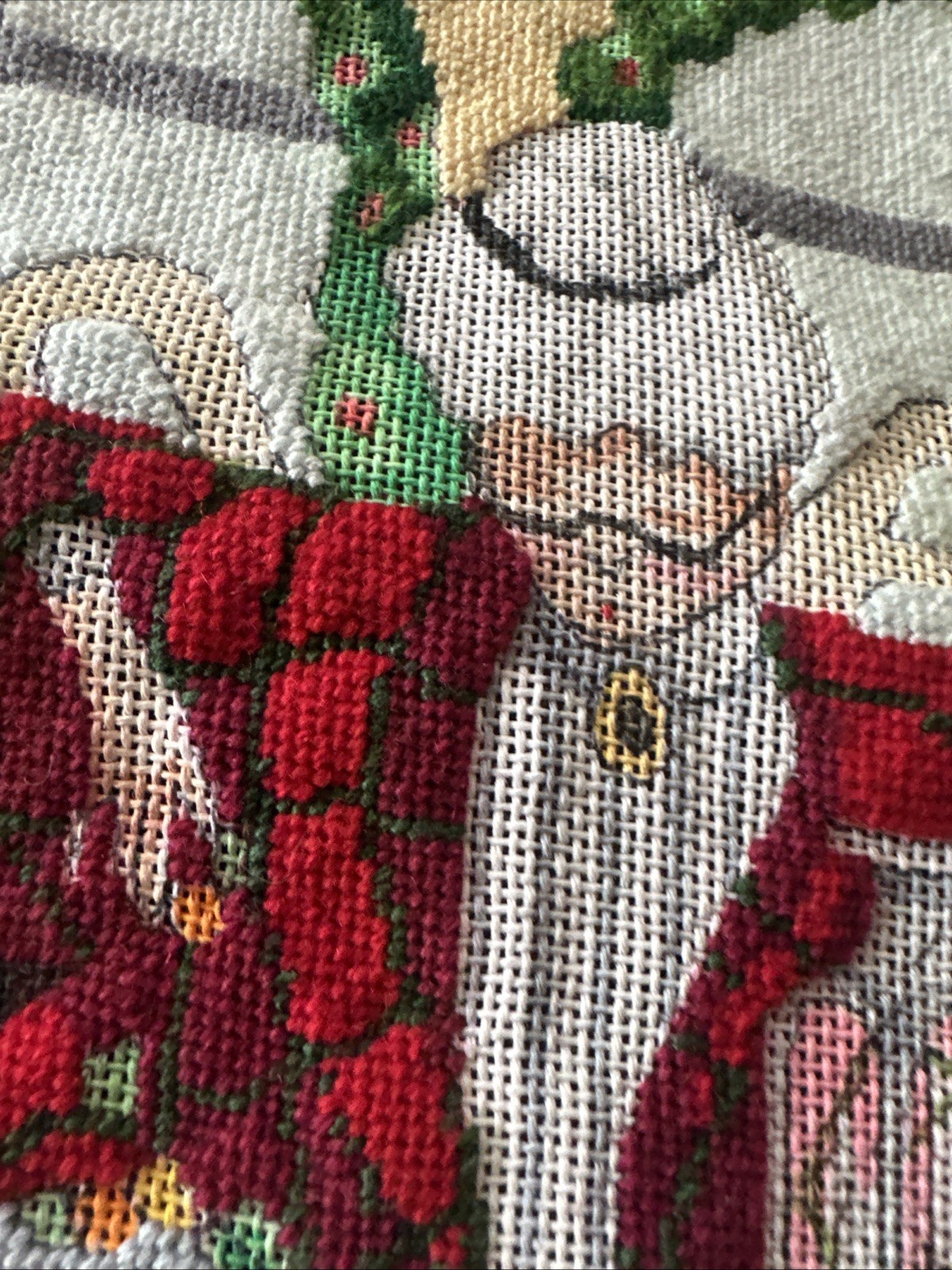Edie Ginger Hand Painted Needlepoint Stocking CJ111B Candy Store #3