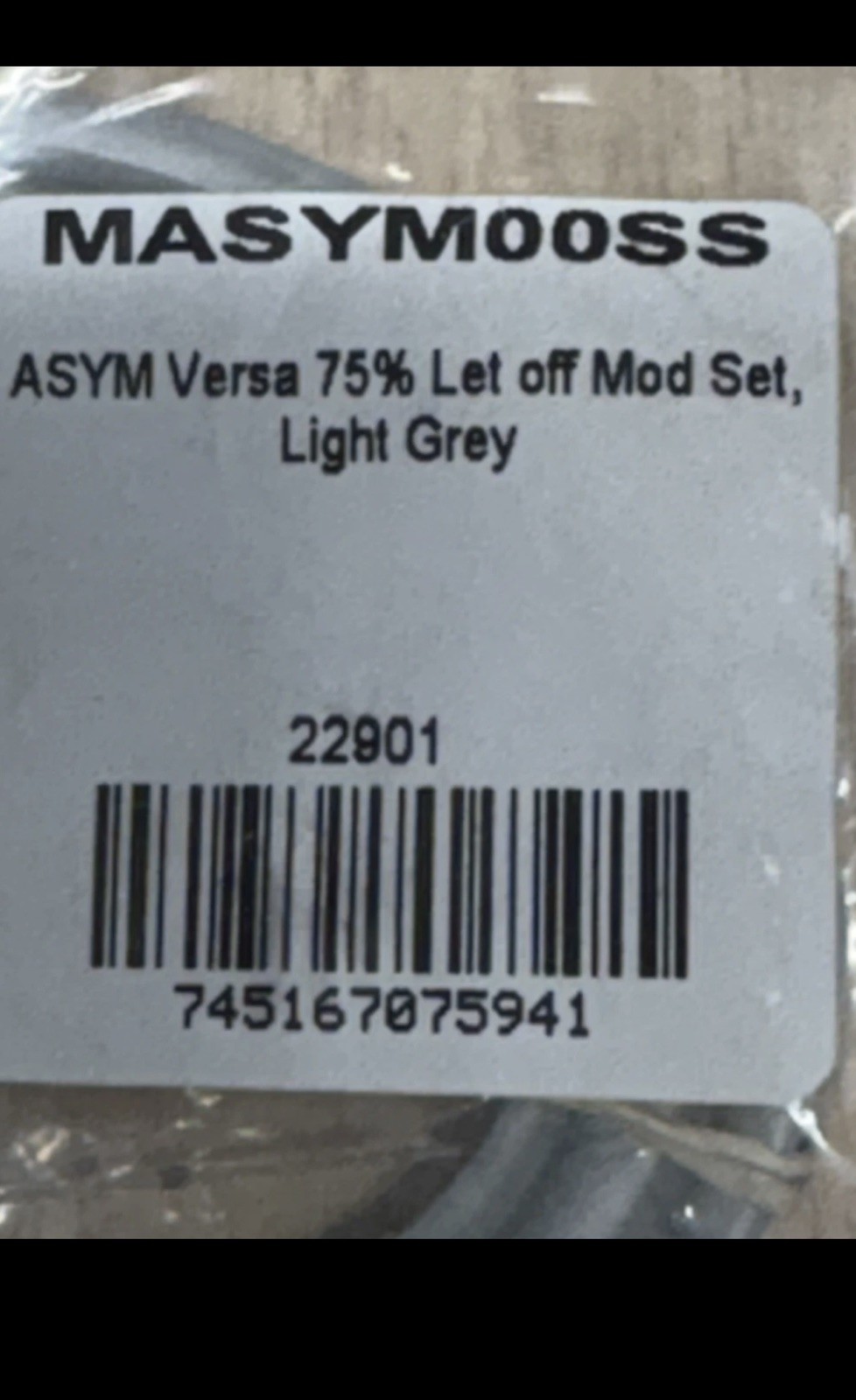 Elite Archery Asym Versa 75% Let Off Mod Set Light Grey