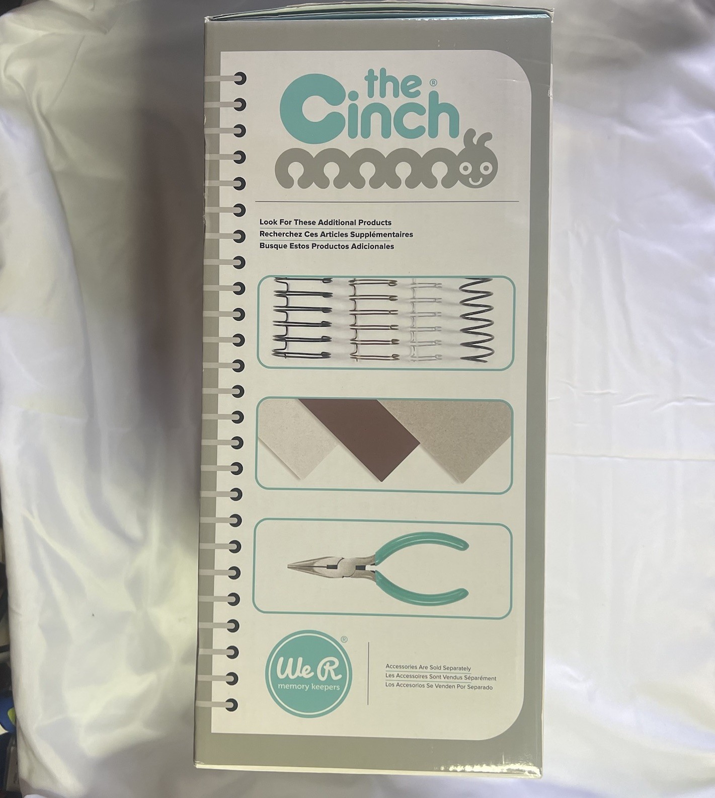 The Cinch Book Binding Tool We R Memory Keepers Crafting Machine NEW IN BOX!
