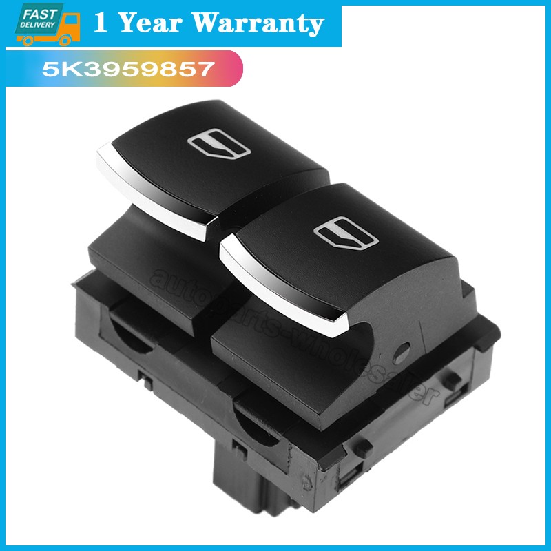 5K3959857 Driver Side Power Window Switch For Golf MK5 MK6 GTI EOS 2 Doors