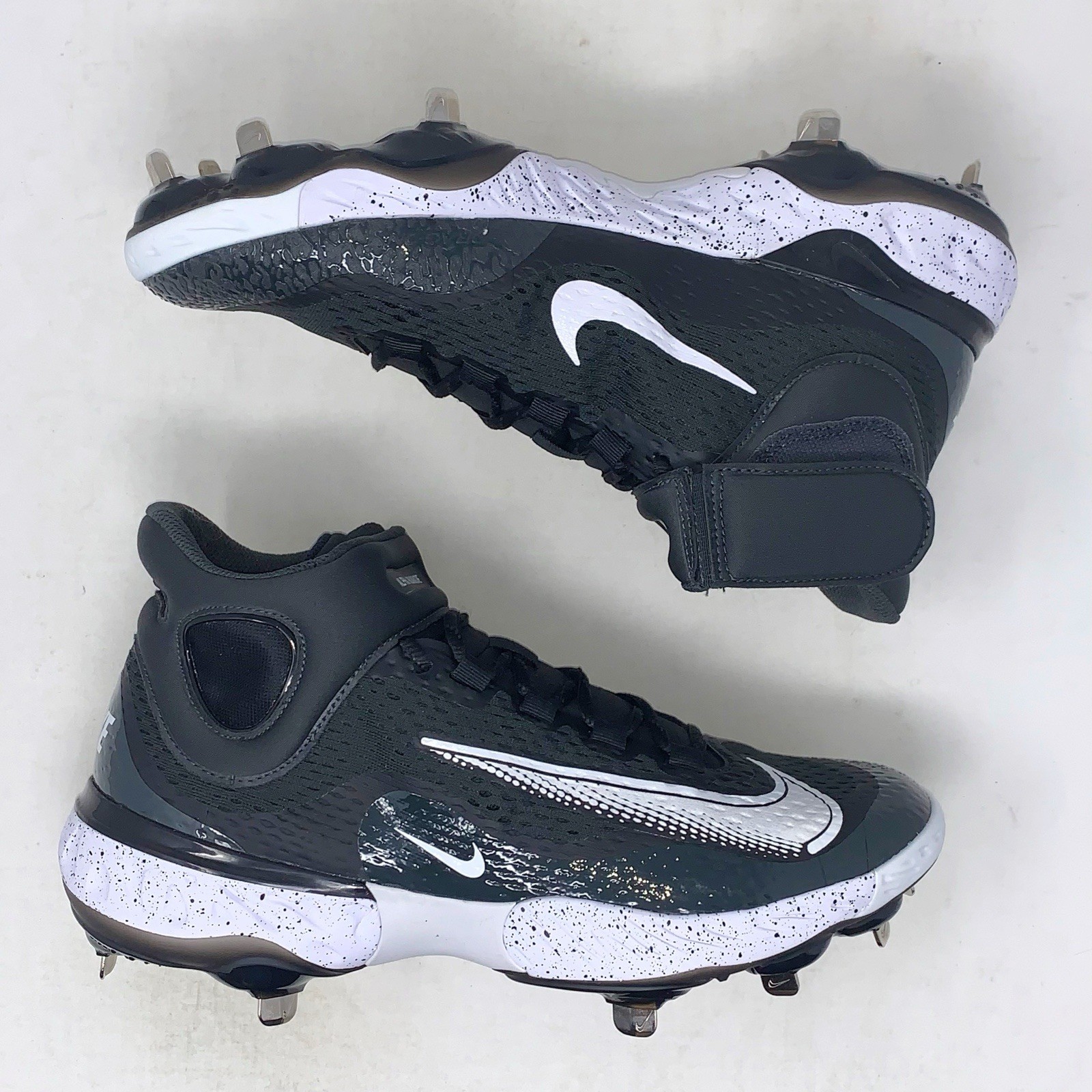 Nike Alpha Huarache Elite 4 Mid Black Baseball Cleats, Size 11 BNIB DJ6520-003