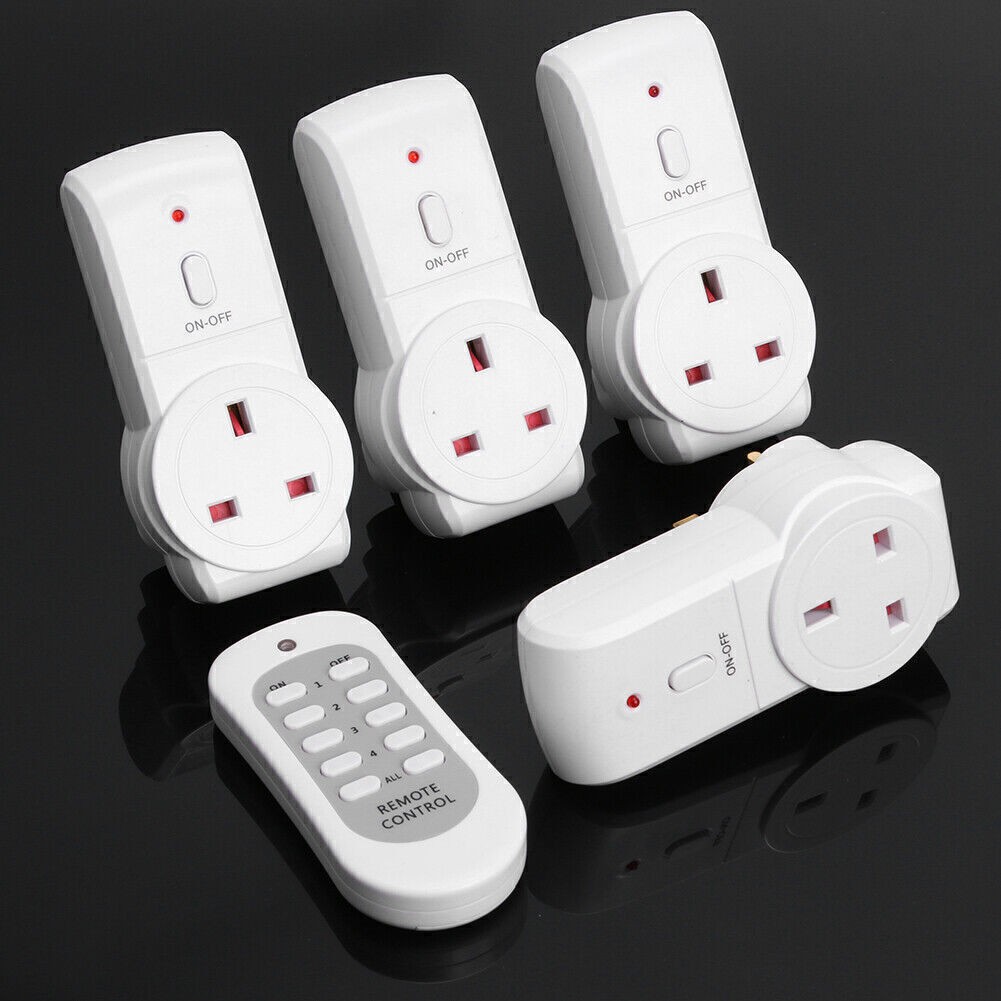 1-4X Wireless  Remote Control Plug Home House Power Outlet Light Switch Socket
