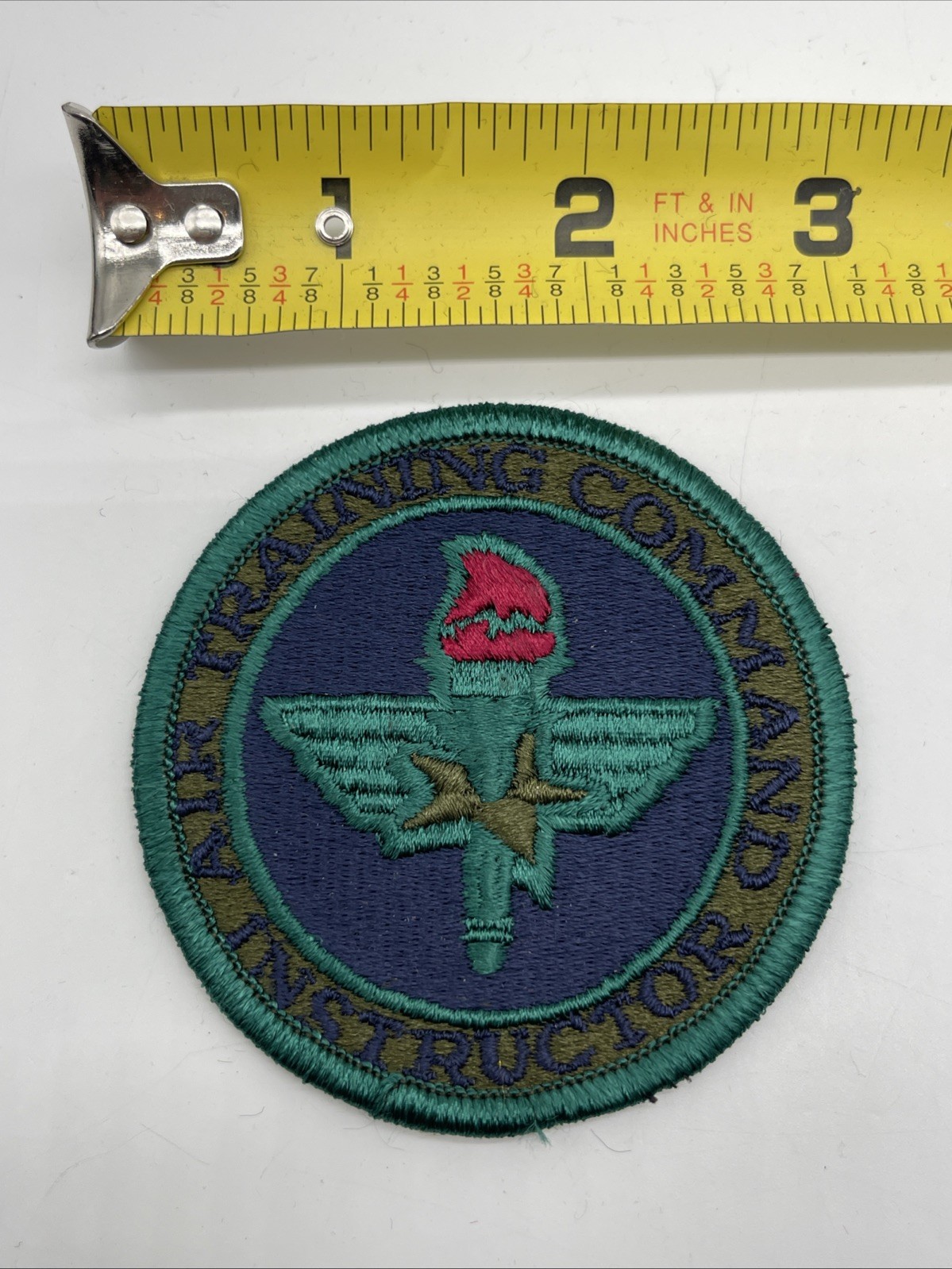 U.S. Military USAF Air Training Command INSTRUCTOR Patch Insignia Subdued 3”