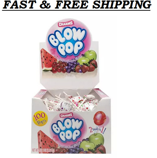 New - Charms Blow Pops, Assorted Flavors, 100-Count. - Best Product.,