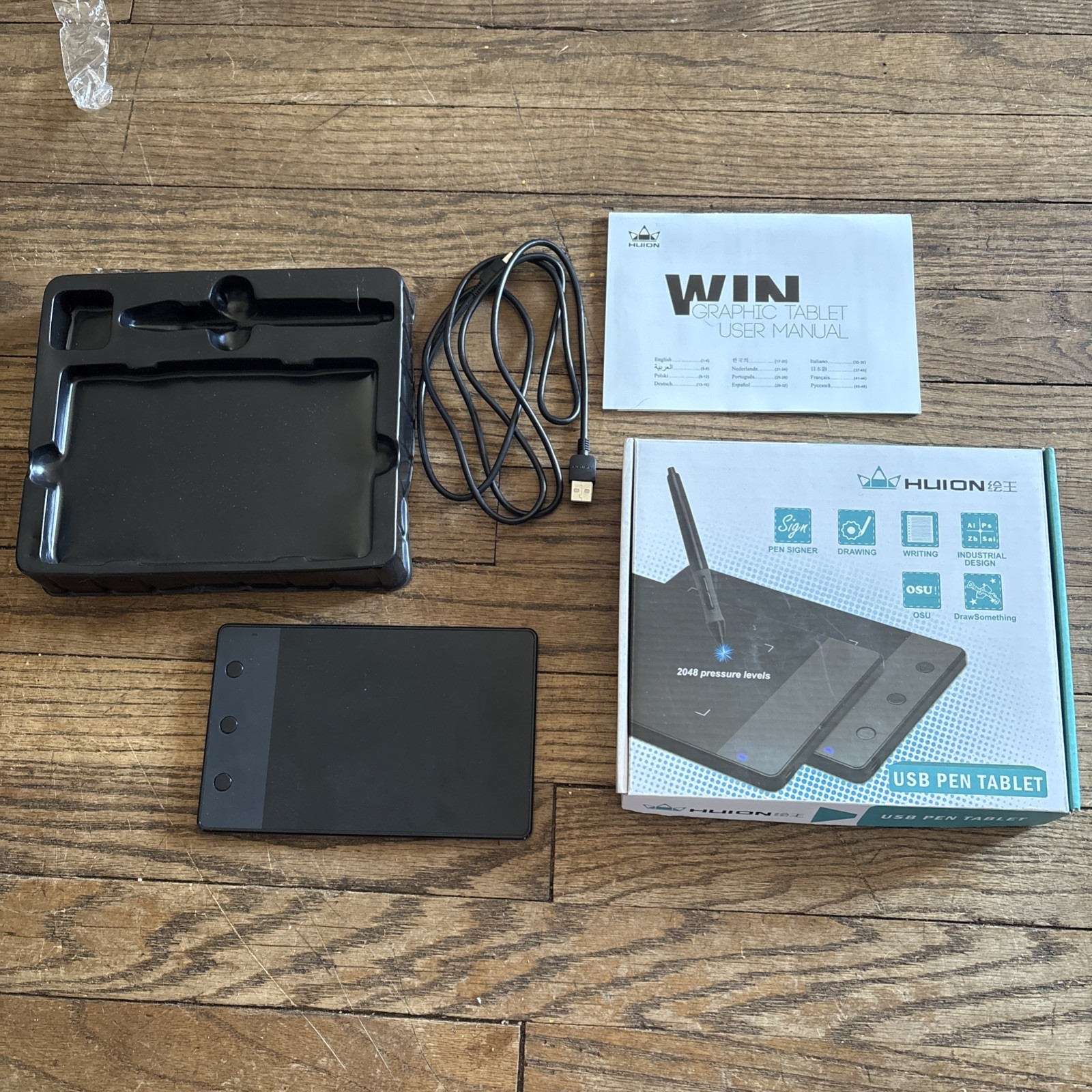 Signature Drawing Tablet -  Huion 420 -AS IS PLEASE READ DESC