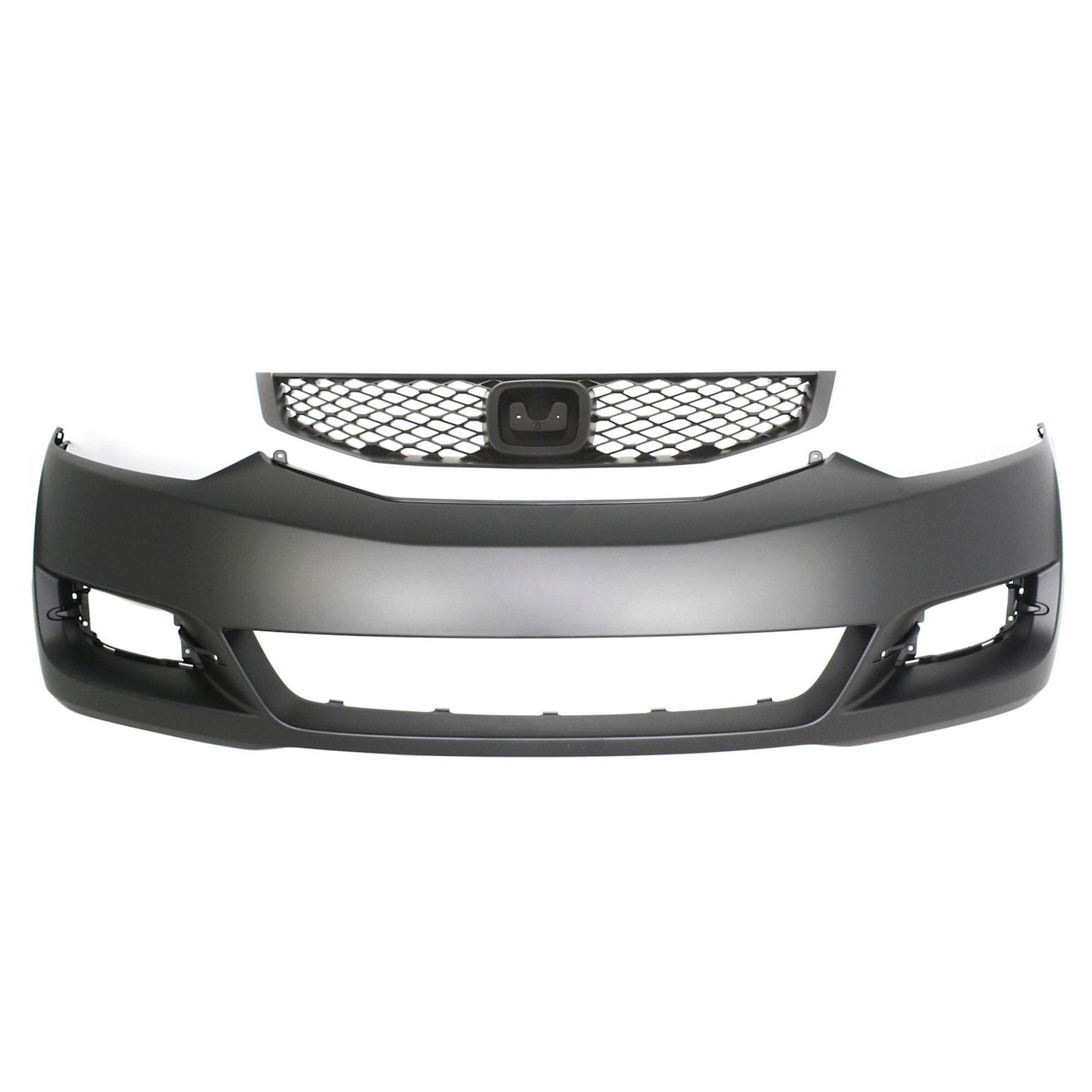 Bumper Cover Kit For 2009-2011 Honda Civic Coupe Front 2 Pieces