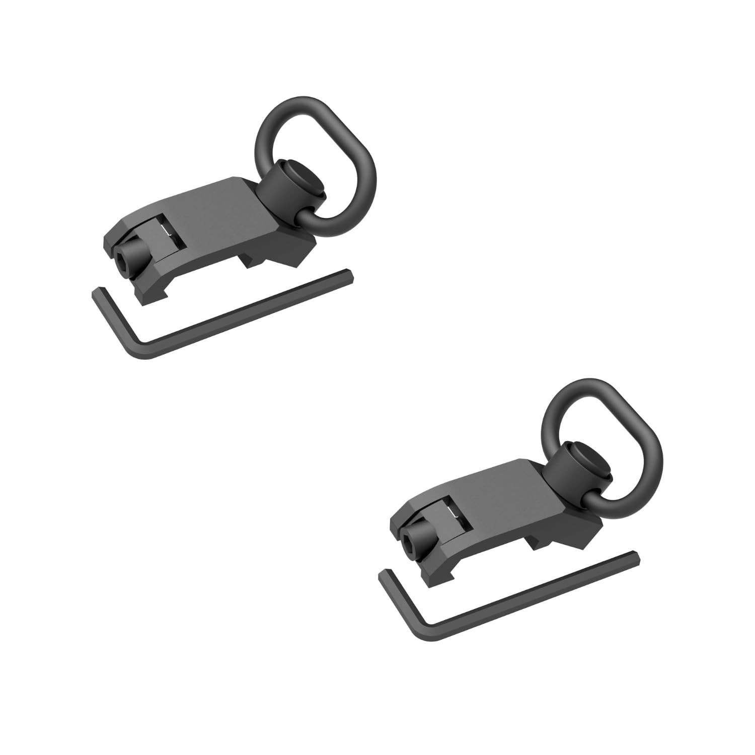 45 Degree Picatinny Rail Sling Mount 2 Point QD Sling Swivel Mount (MG01QD)
