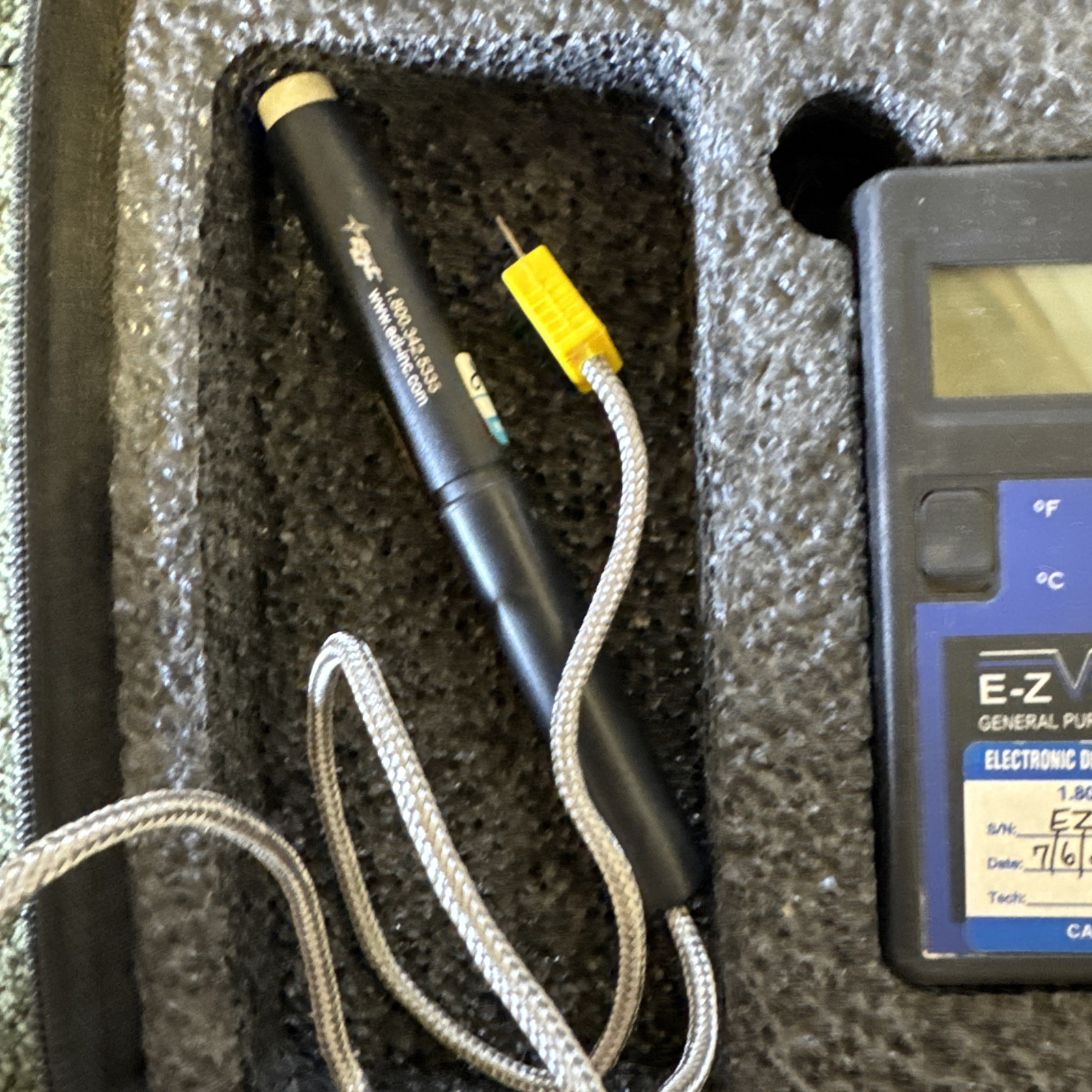 EDL E-Z Probe Digital Pyrometer Thermocouple Type K