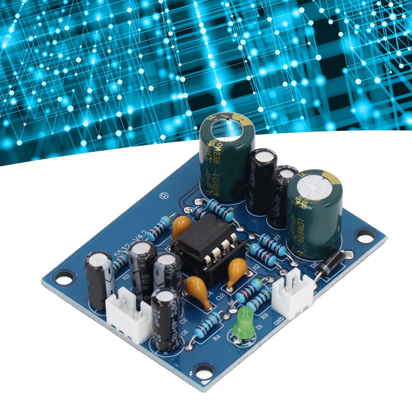 Preamp Module Audio Preampier Board NE5532 Chip Accessory Part For❀