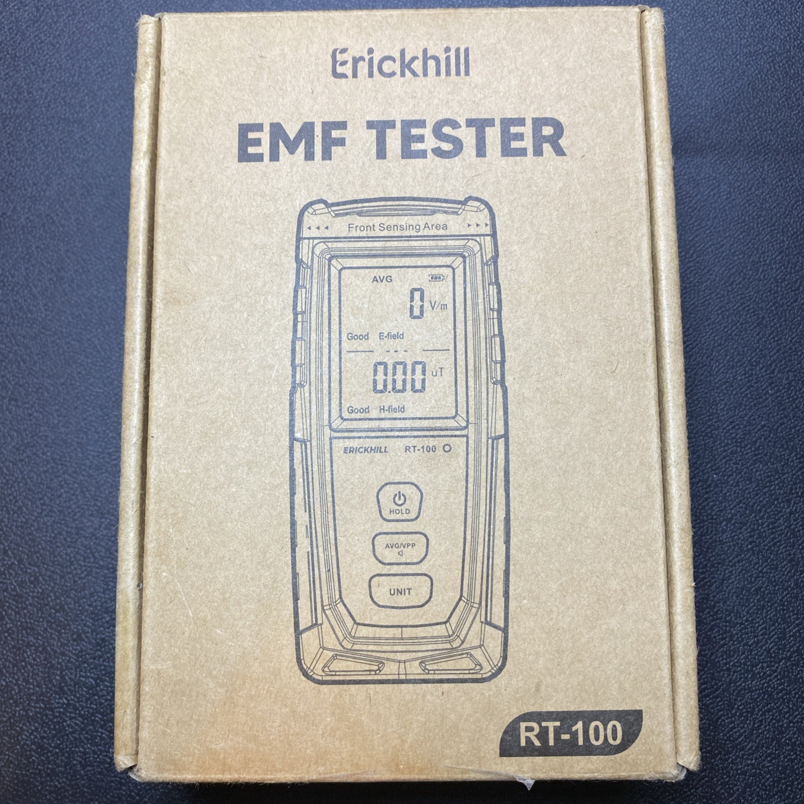 ERICKHILL EMF Meter Detects Electric and Magnetic Fields Handheld Digital EMF