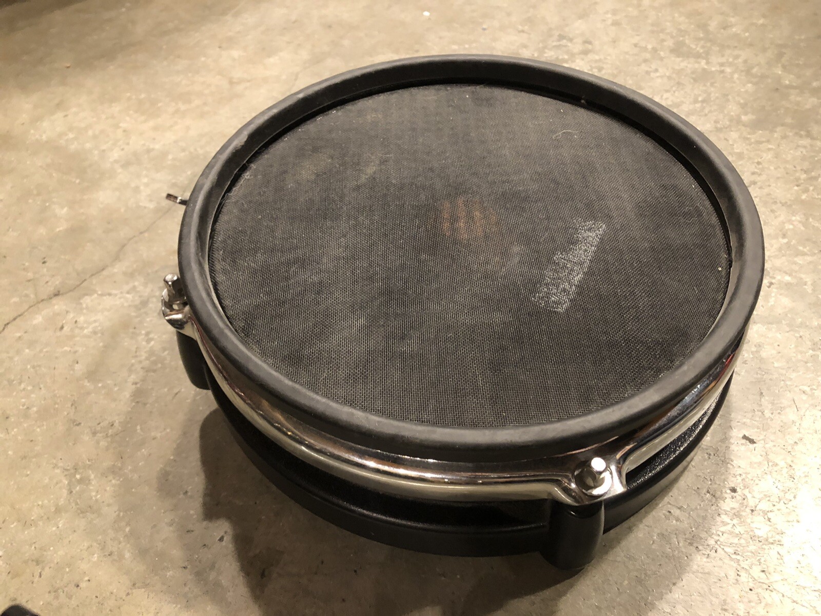 682 drums 8" Drum Pad Mesh Head DUAL-ZONE e-drum Trigger w Clamp Post #NE7