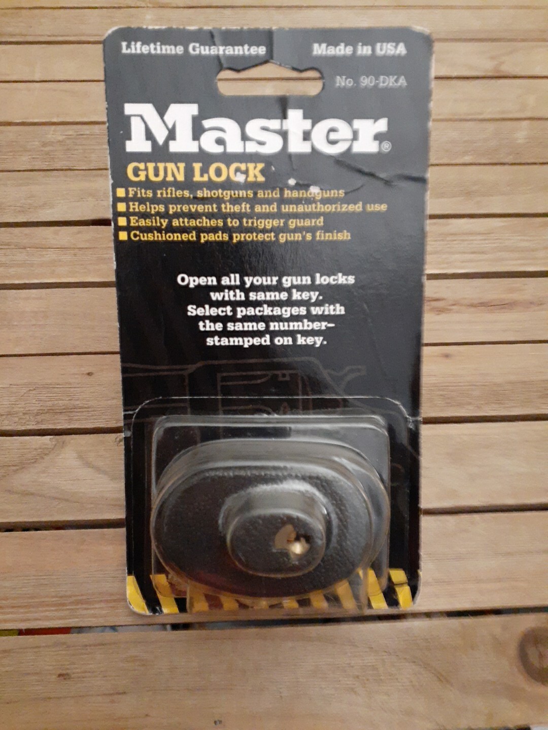 Master gun Lock 90-DKA  BRAND NEW Made in the USA For Safety