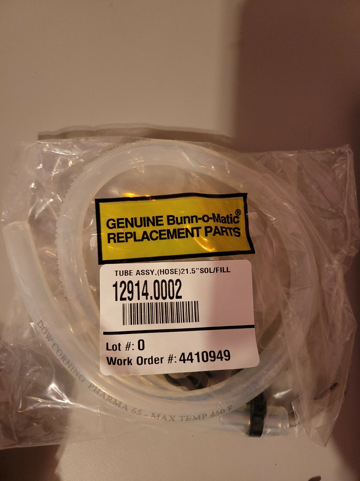 Bunn 12914.0002 Hose Kit