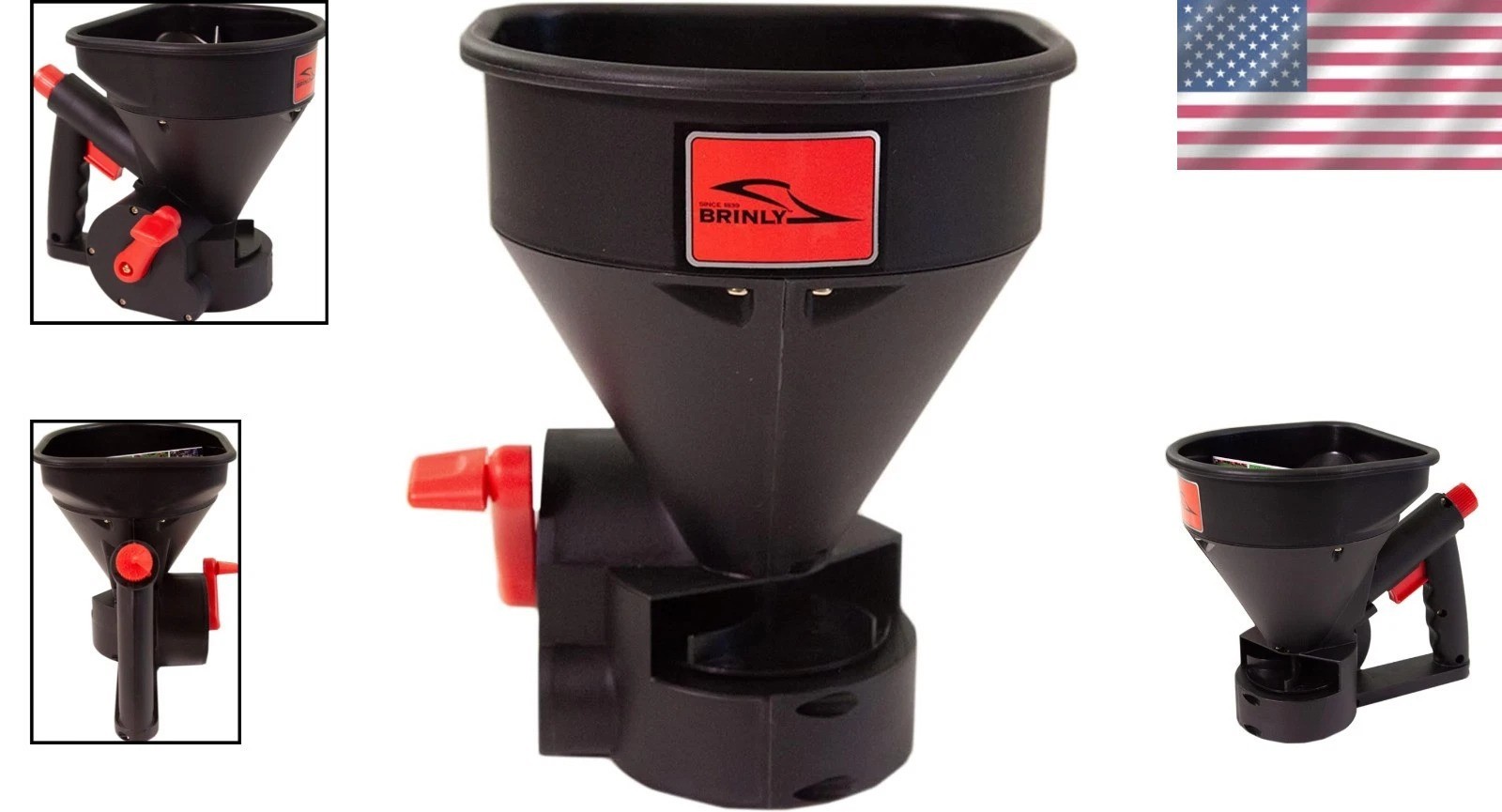 All-Season 5 lb Handheld Spreader with Adjustable Flow for Effortless Spreading