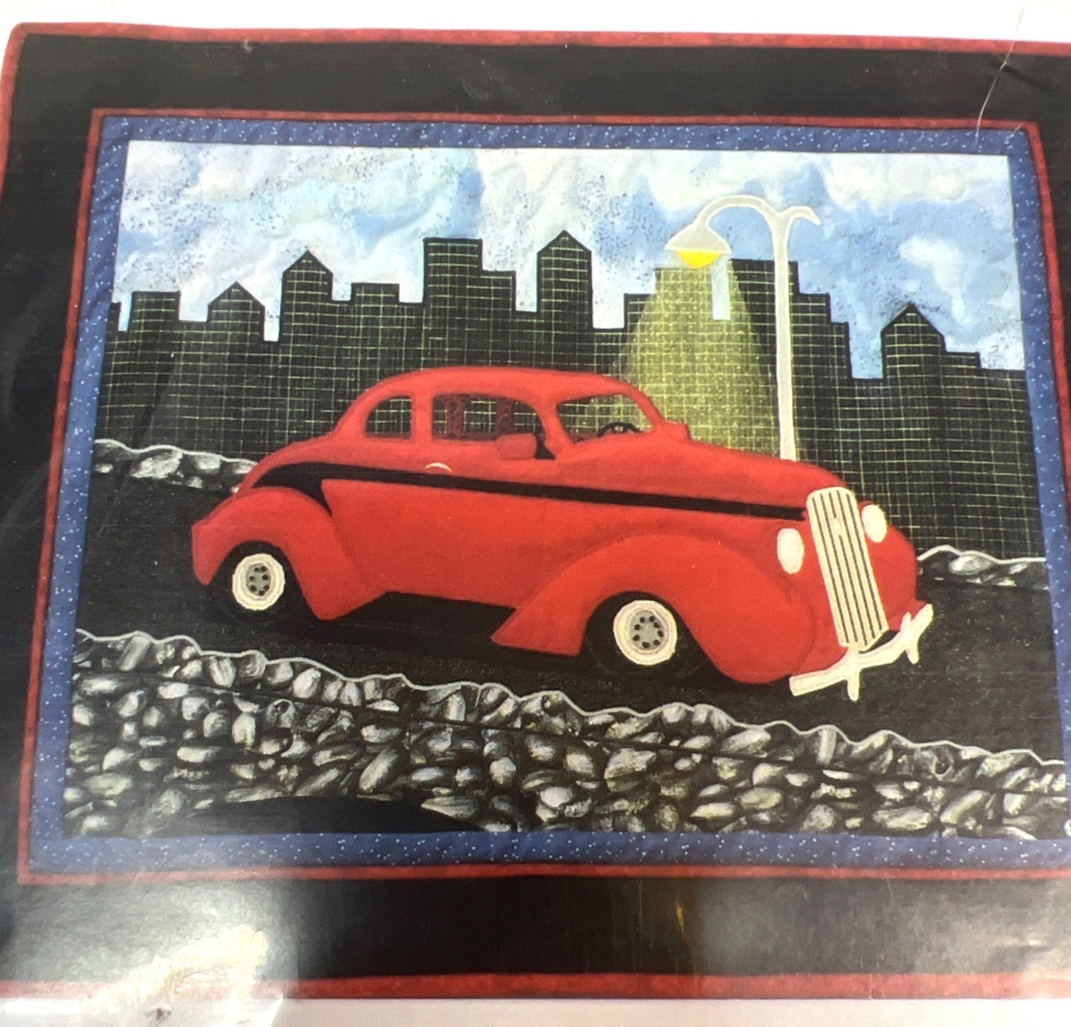 Uncle Rons Run Quilt Pattern Featuring 1935 Plymouth Coupe Design 23"x28"