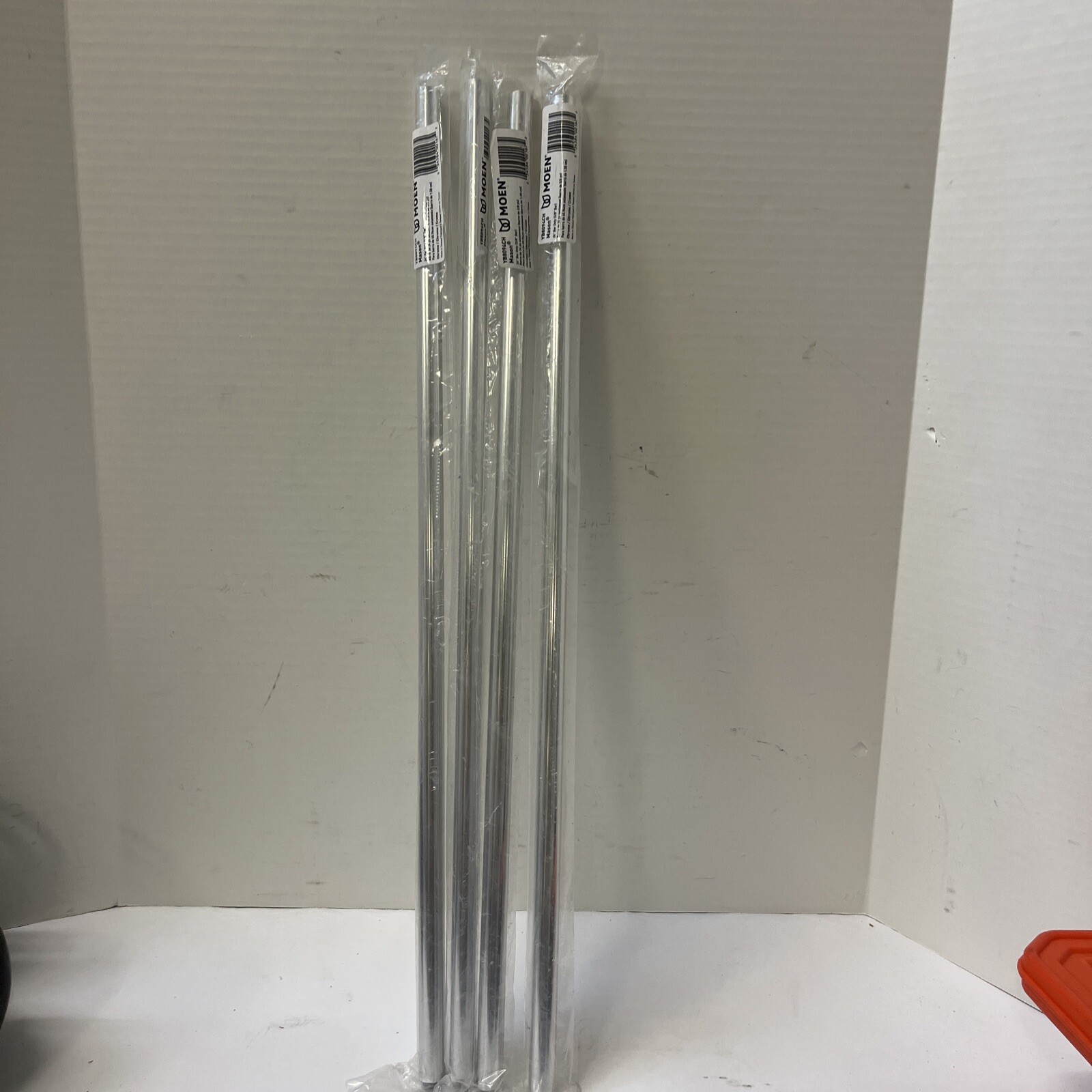 MOEN YB8094CH Towel Bar,Polished Chrome Finish,24"  LOT OF 4
