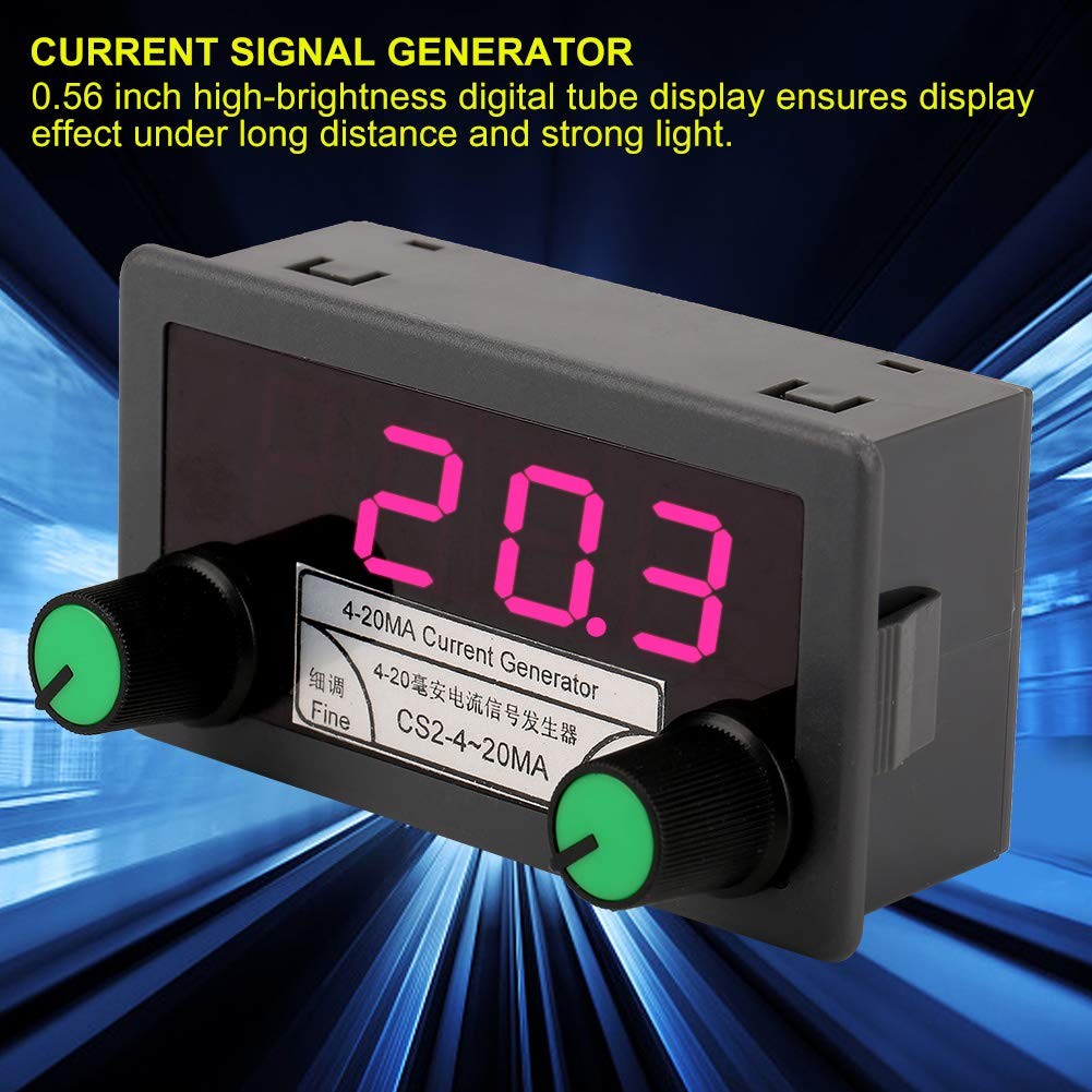 4-20mA Digital Current Analog Generator Coarse/Fine Tuning Constant Current O...