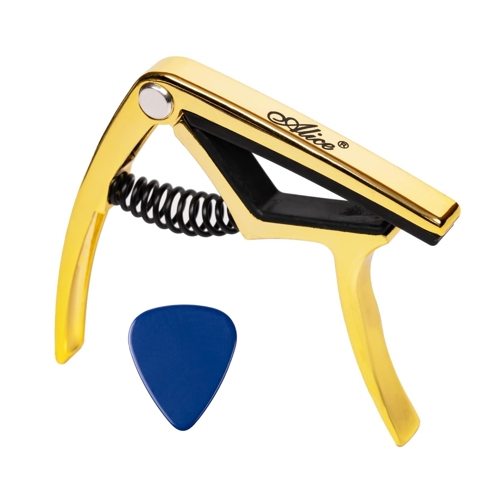 Alice Guitar Capo for Acoustic/Electric Guitar with Guitar Pick, Capo for Ele...