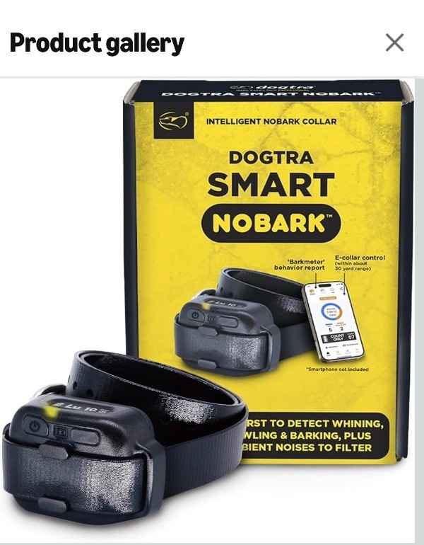 Dogtra SMART NOBARK Waterproof Bark Collar Vibration/Static New In Box