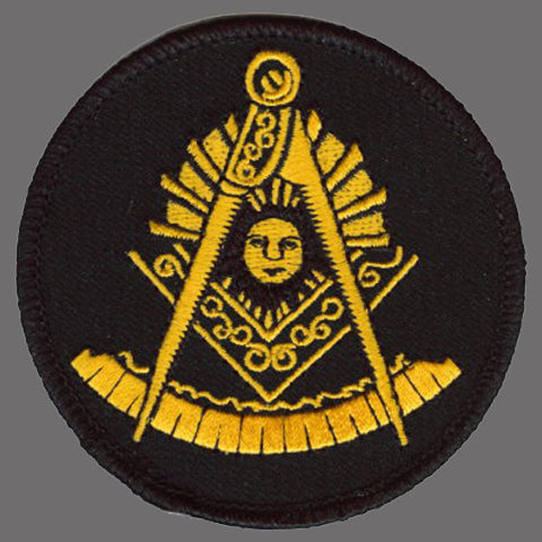 Masonic Past Master  BIKER PATCH