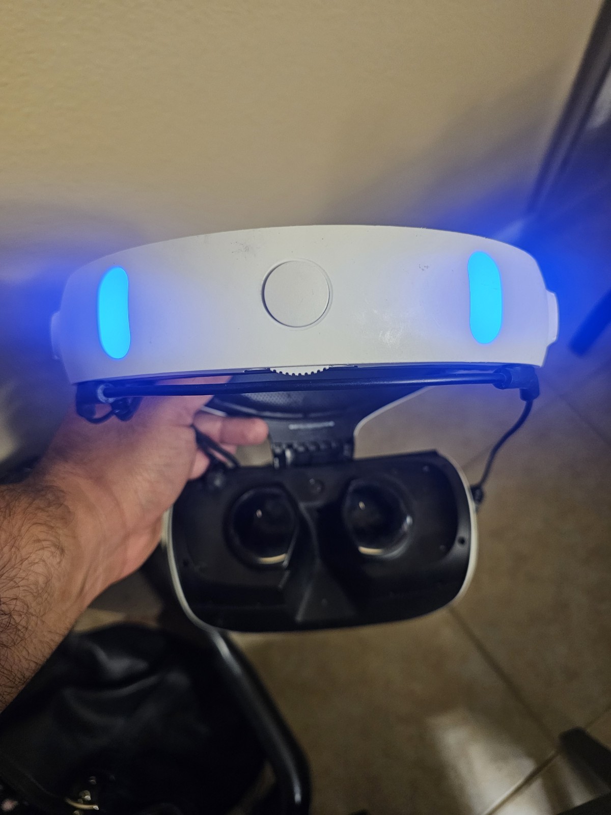 Sony PlayStation VR Headset PSVR& CUH-ZVR1 Processor Unit - Powers On