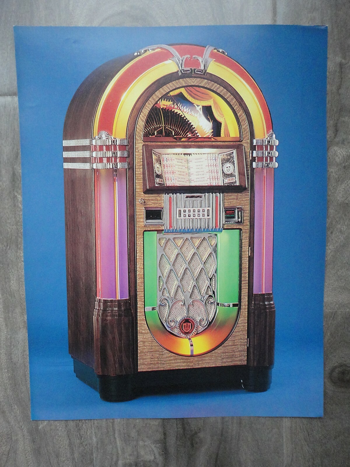 Bubbler Rowe  Jukebox Machine Flyer Original Brochure