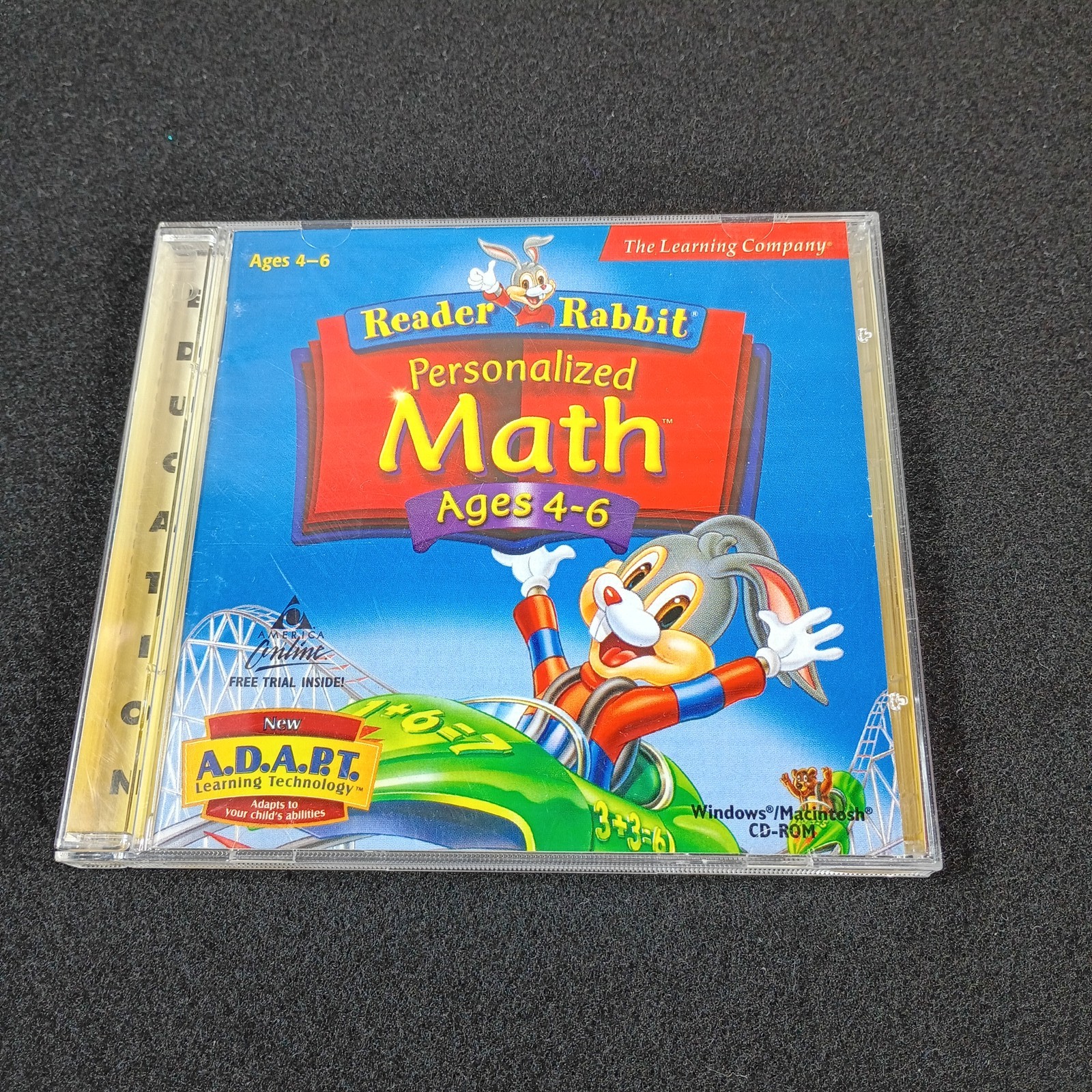 Reader Rabbit Personalized Math Ages 4-6 Windows Mac CD-ROM The Learning Company