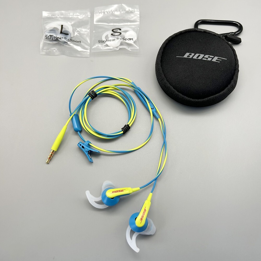 Bose SoundSport Wired 3.5mm Jack Earbuds In-ear Headphones Earbuds-Blue #1