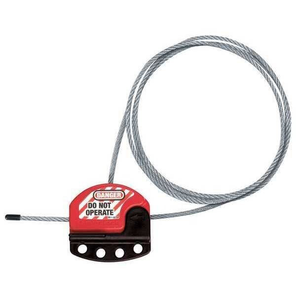 Master Lock, 6" Adjustable Cable Lock out Device, P/N S806, New