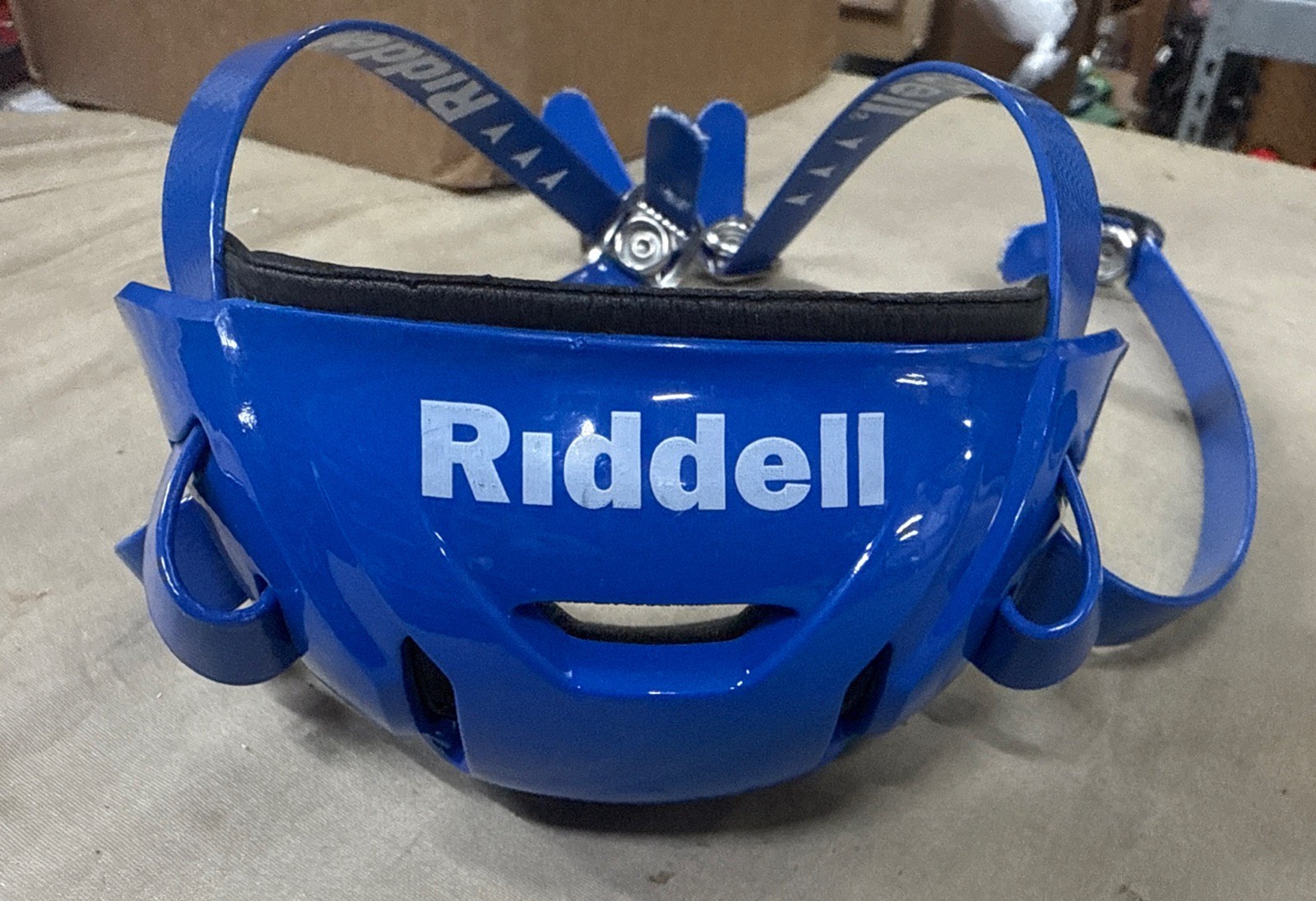 Riddell Hard Cup Chinstrap Buckles - Blue - Medium