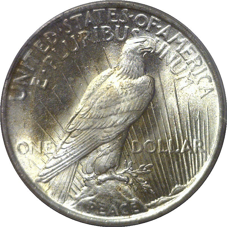 1923 Peace Dollar PCGS MS-66