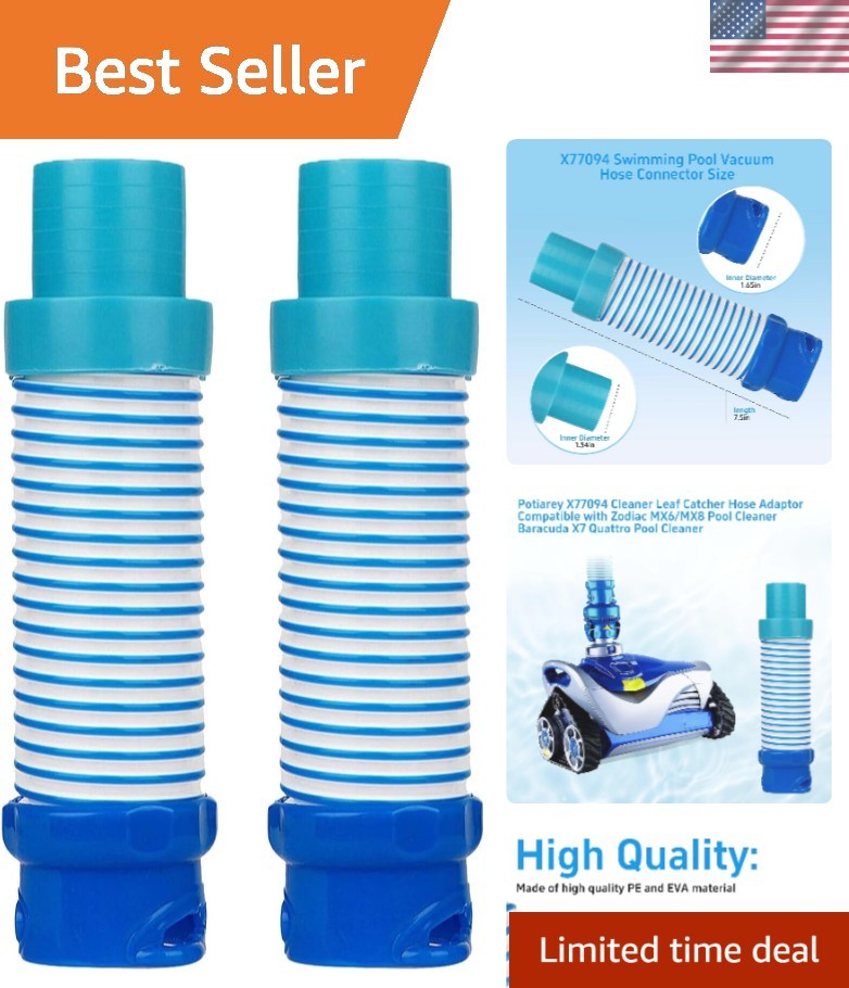 X77094 Pool Vacuum Hose Adapter - Compatible with Zodiac and Baracuda