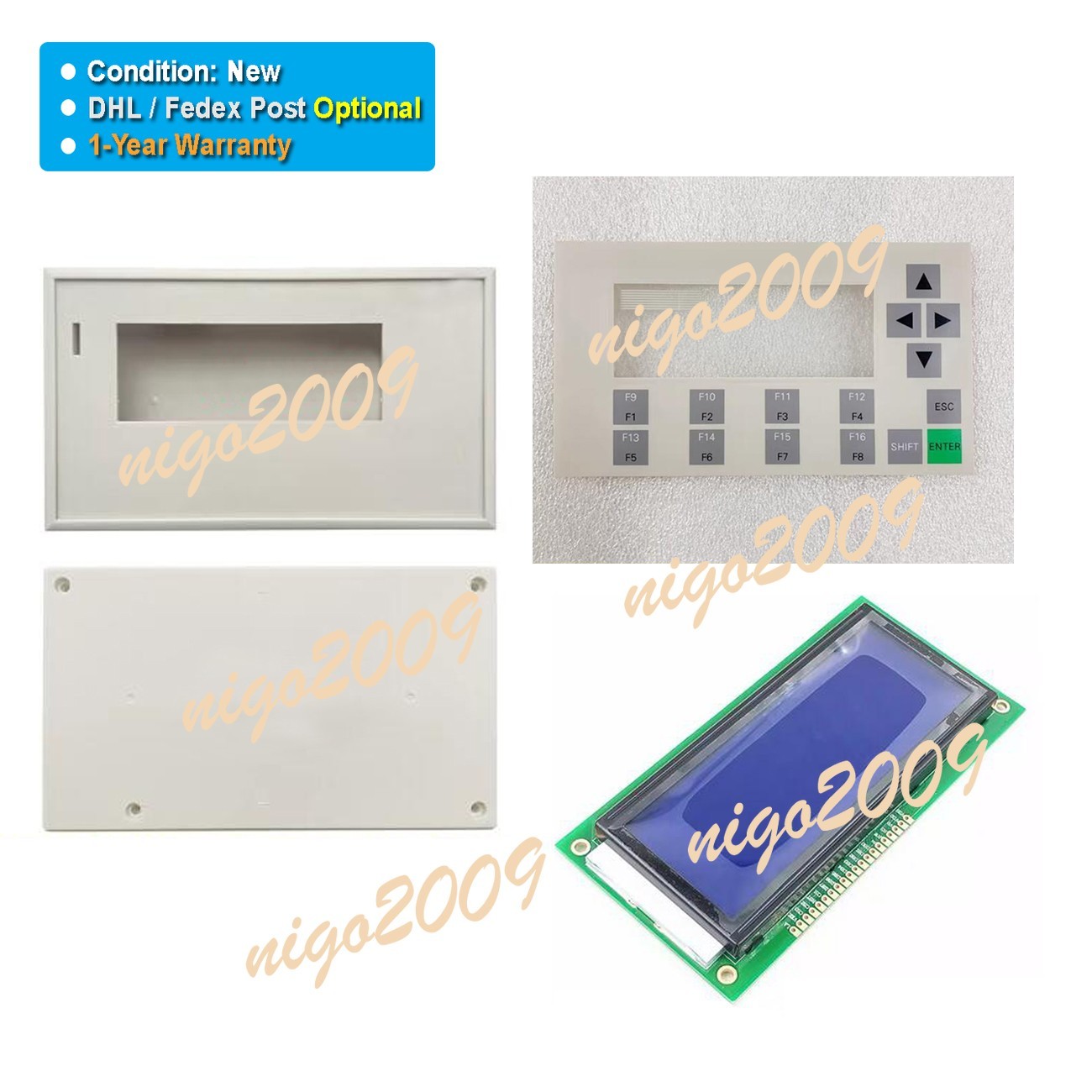 Membrane LCD Display Plastic Cover Fit for SIMATIC HMI TD400C 6AV6640-0AA00-0AX0