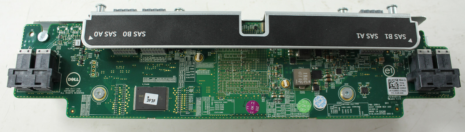 Dell PGP6R PowerEdge R730xd 24 Bay 2.5" SAS BackPlane W/ 2RRJV Card