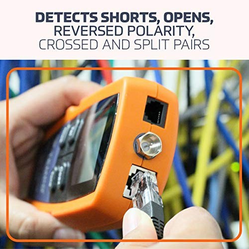 Communications Professional Wiring Tester - Test Twisted Pair (STP/UTP) NC-100
