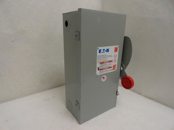 208335 Old-Stock; Eaton DH261UGK Safety Switch; 30A; 2P; 600VAC