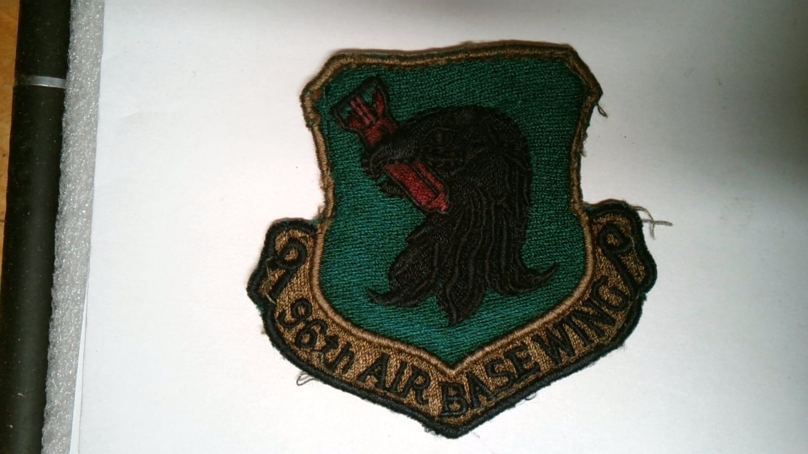 MILITARY PATCH US AIR FORCE SEW ON 96TH AIR BASE WING