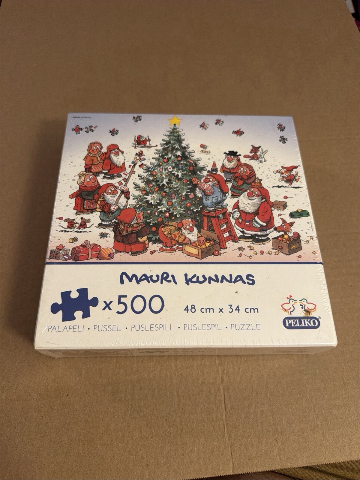 Puzzle 500 Piece Christmas, Mauri Kunnas - New Sealed 2020