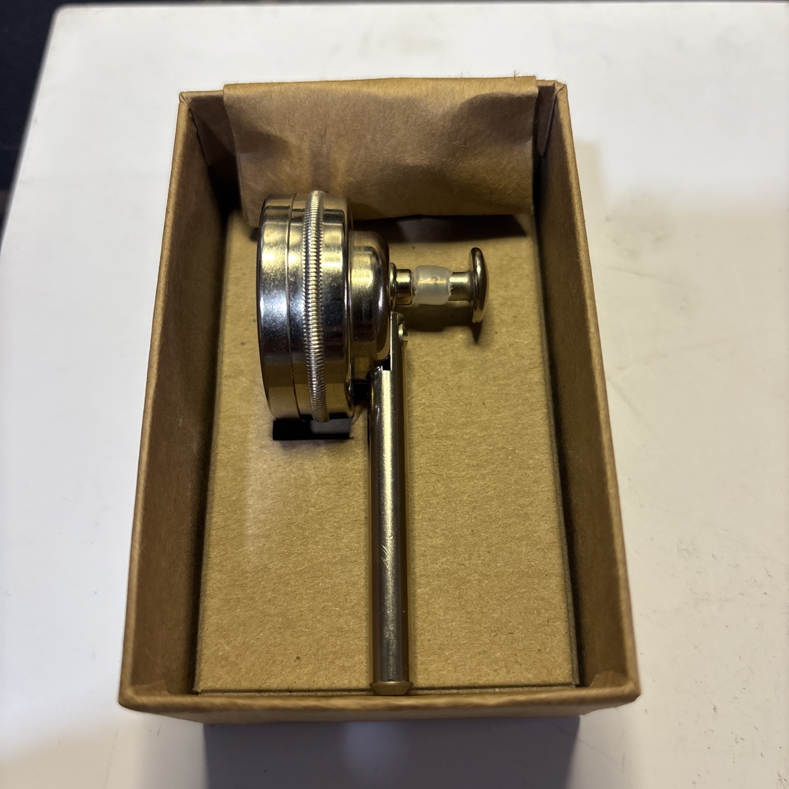 Starrett 196B6 Universal Back Plunger Dial Indicator, Antimagnetic & 3 Points