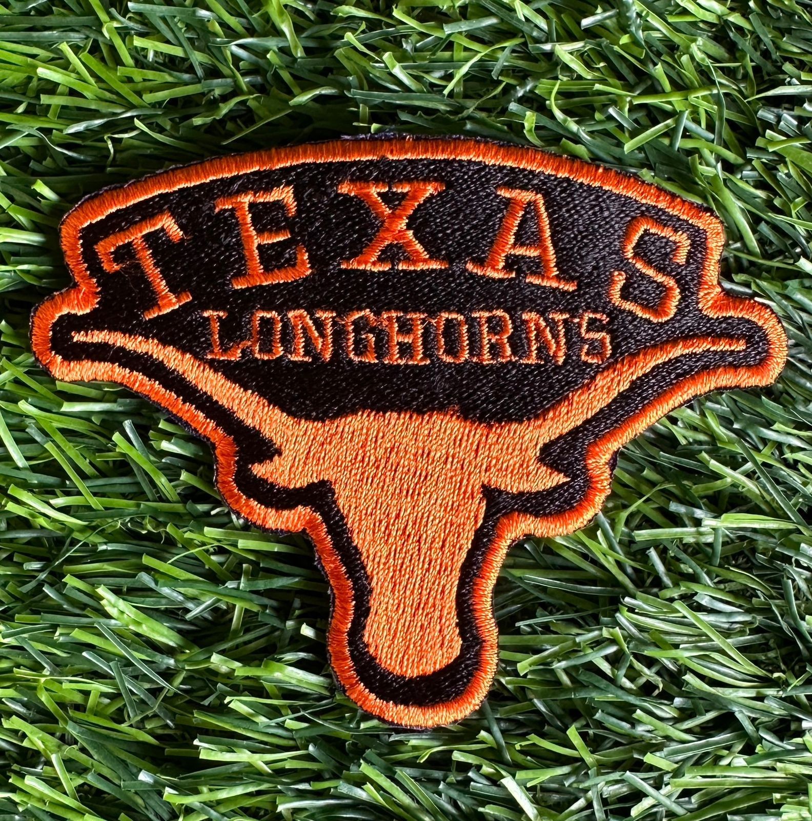 Texas Longhorns NCAA Team Logo Iron On Patch Sew & Embroidered Patch 3.5" x 2.7"