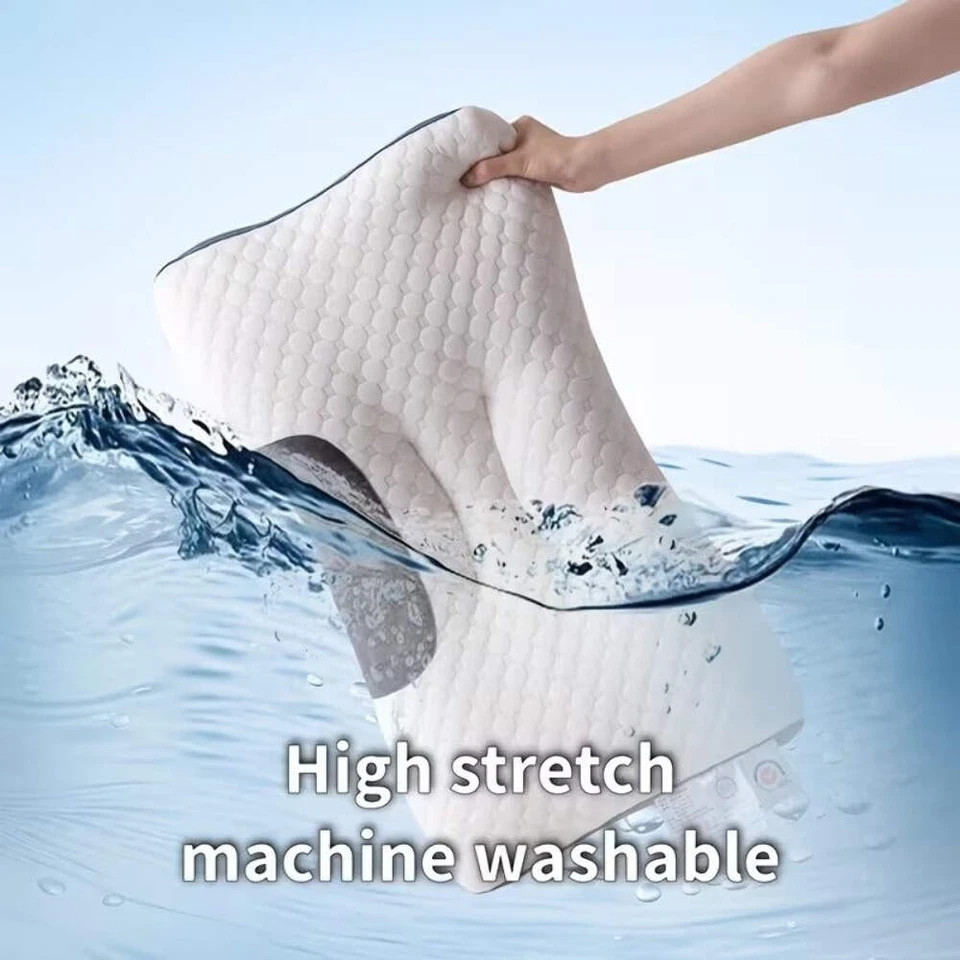 | DERILA® | Memory Foam Pillow OR Additional Pillowcase. Ergonomic Neck Support