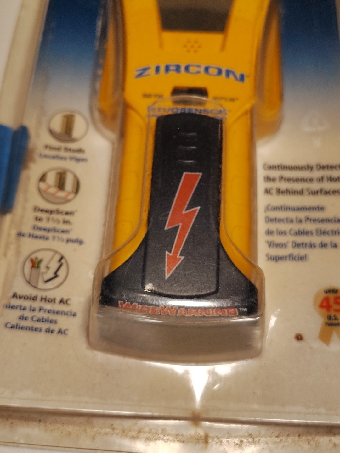 Zircon Stud Sensor Pro LCD Display Stud Finder Spotlite 2005 Open Box