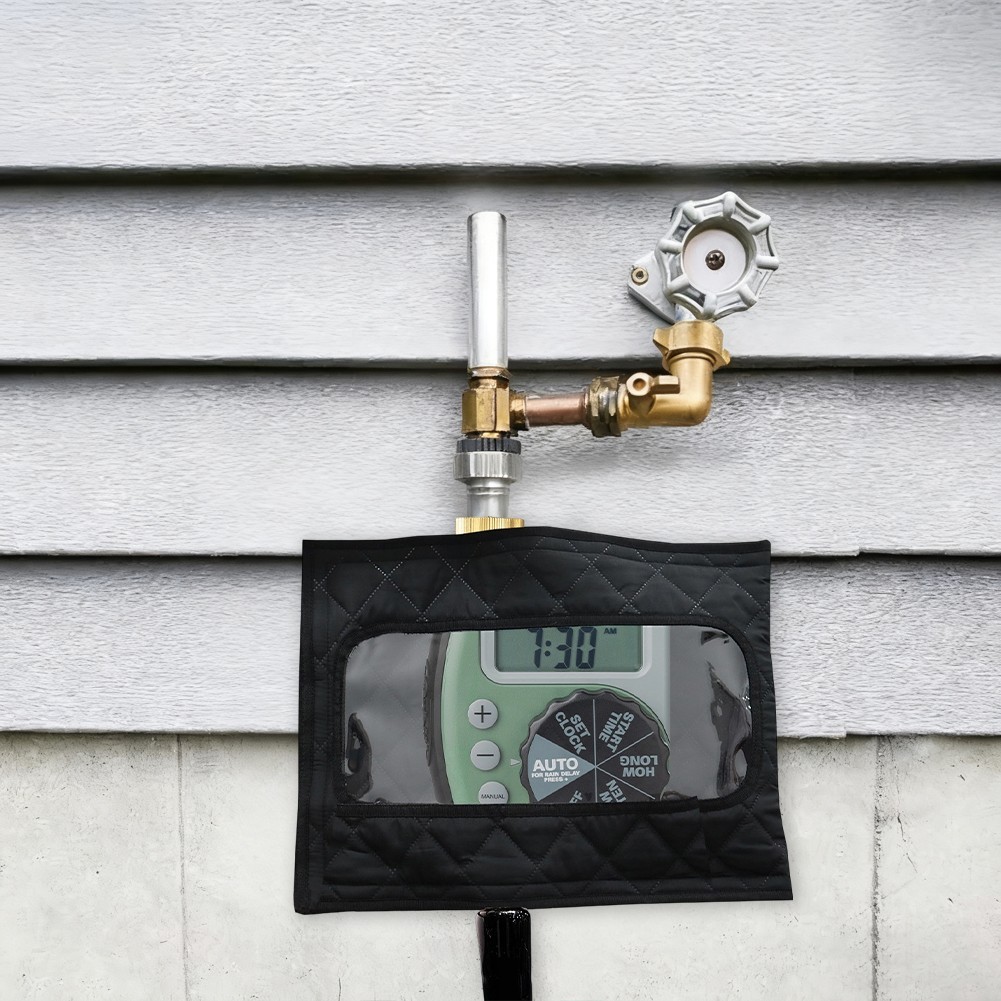 Hose Watering Timer Cover Hose Faucet Timer Protector with Clear Front Window