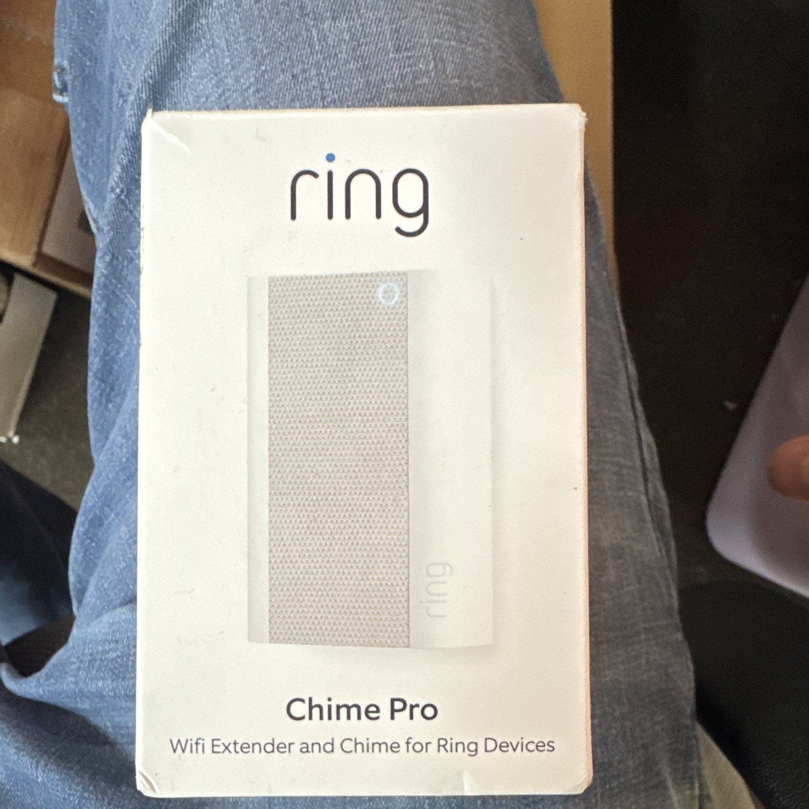 Ring Chime Pro Wifi Extender,Nightlight & Chime for Ring Devices White Brand New