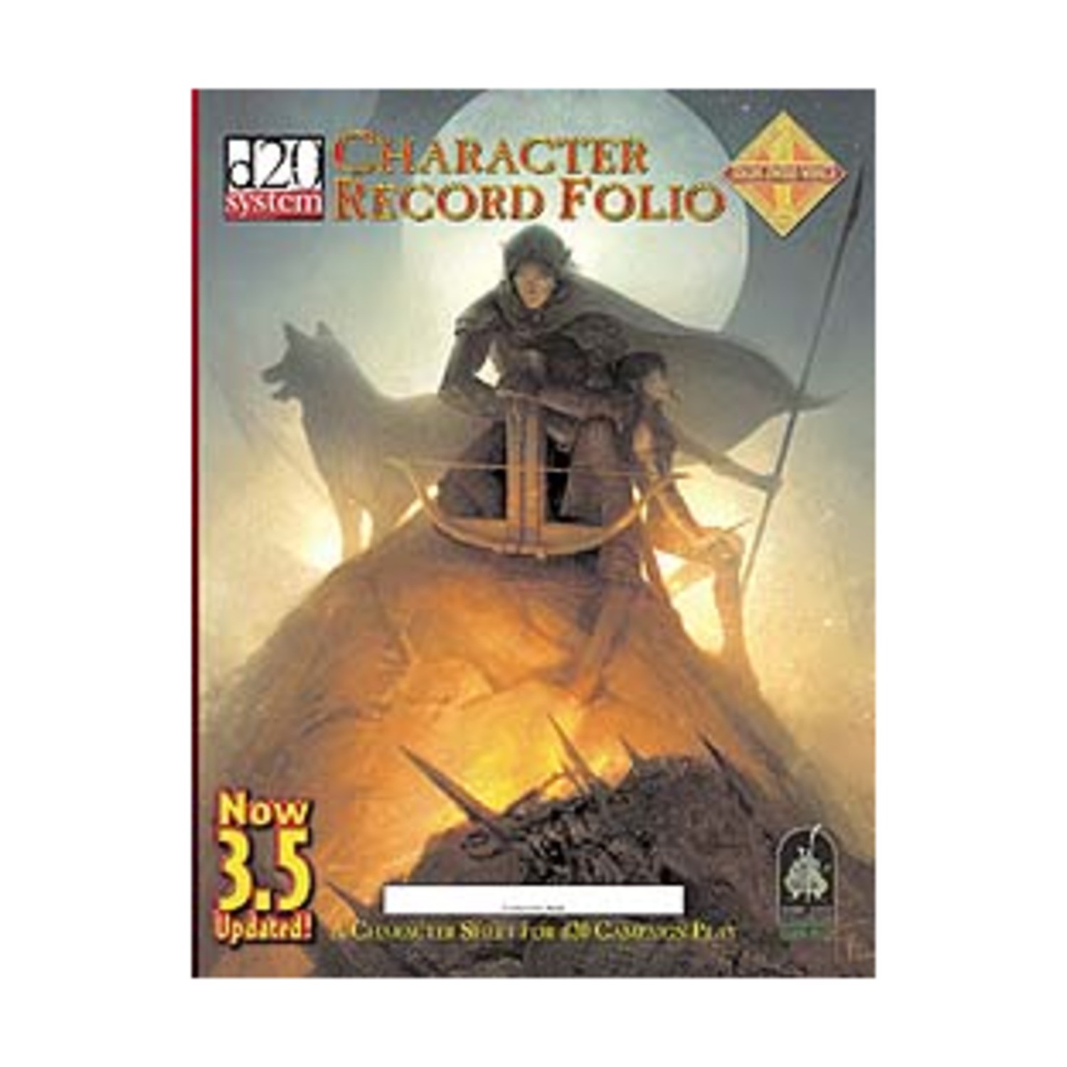 Green Ronin d20 RPG Character Record Folio (3.5 Update) EX