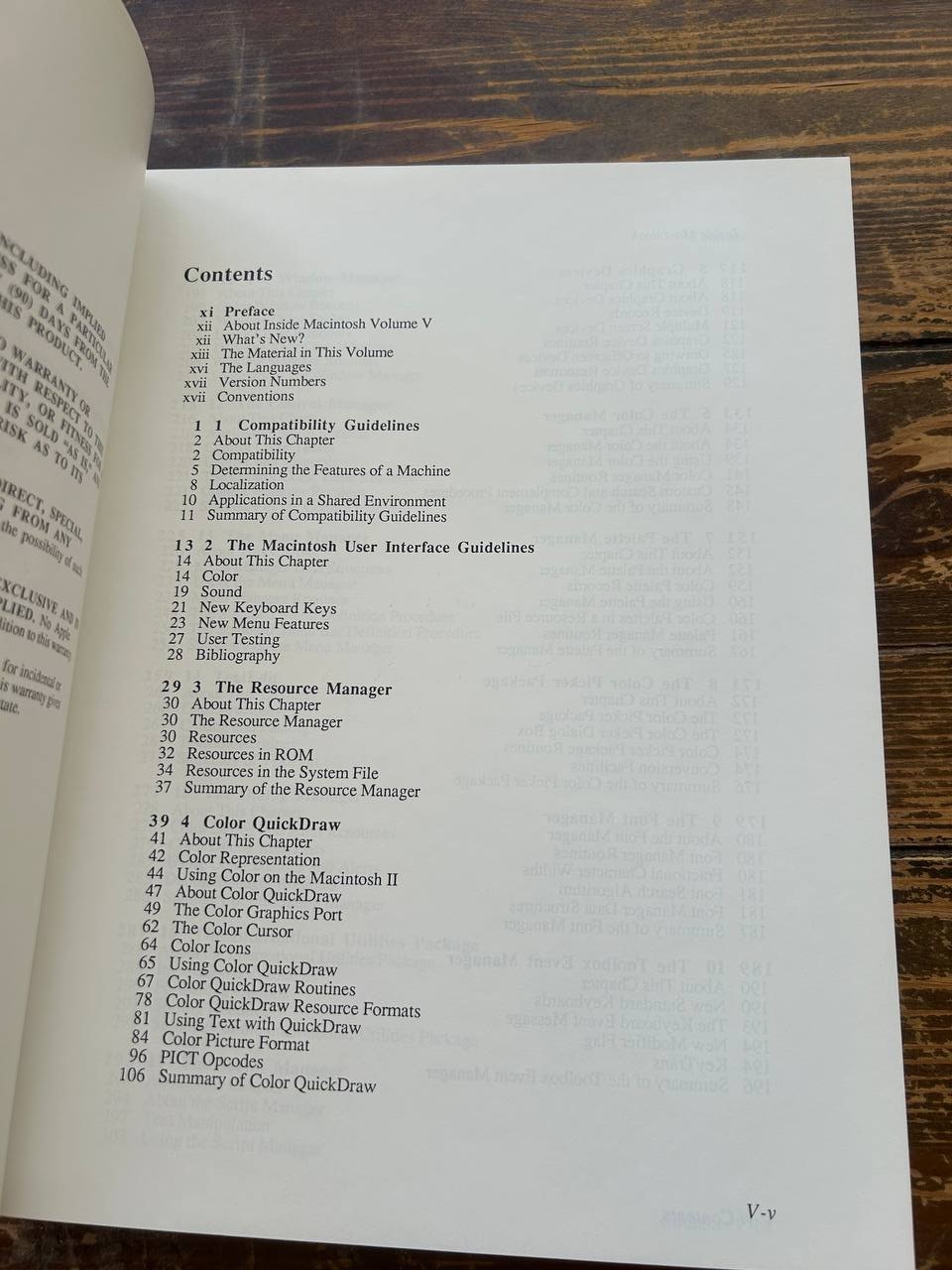 Vintage Apple Inside Macintosh Volume V 1988 Hardcover Developer Book