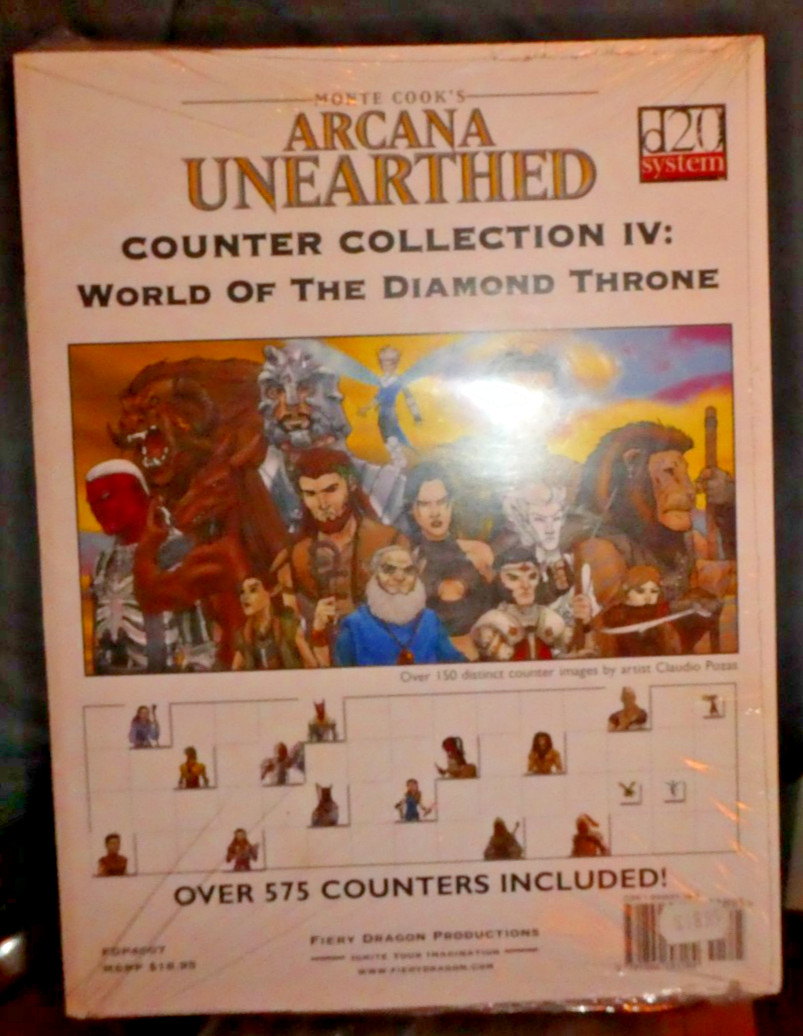 Fiery Drag Counter Coll  Counter Collection #4 - Arcana Unearthed - W SW (New)