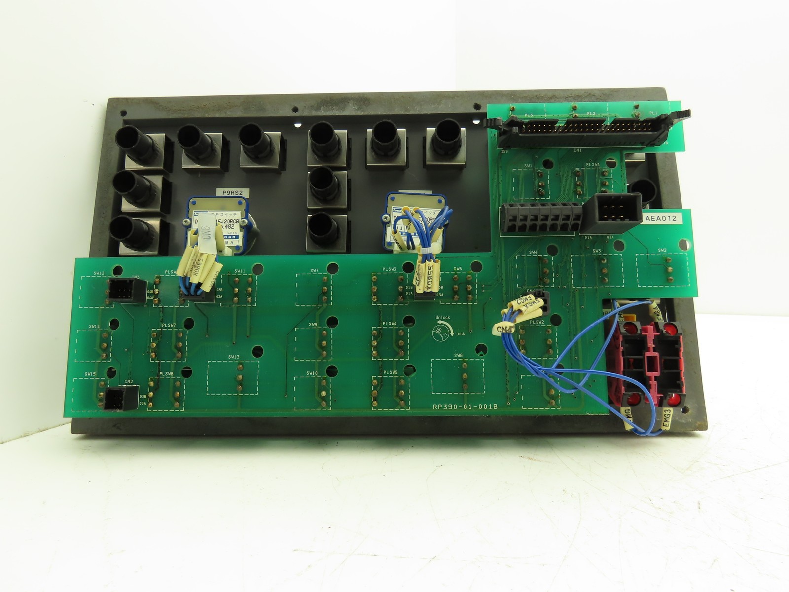 Fuji RP390-01-001B HMI Operator Push Button Control Panel Unit E54078 A01