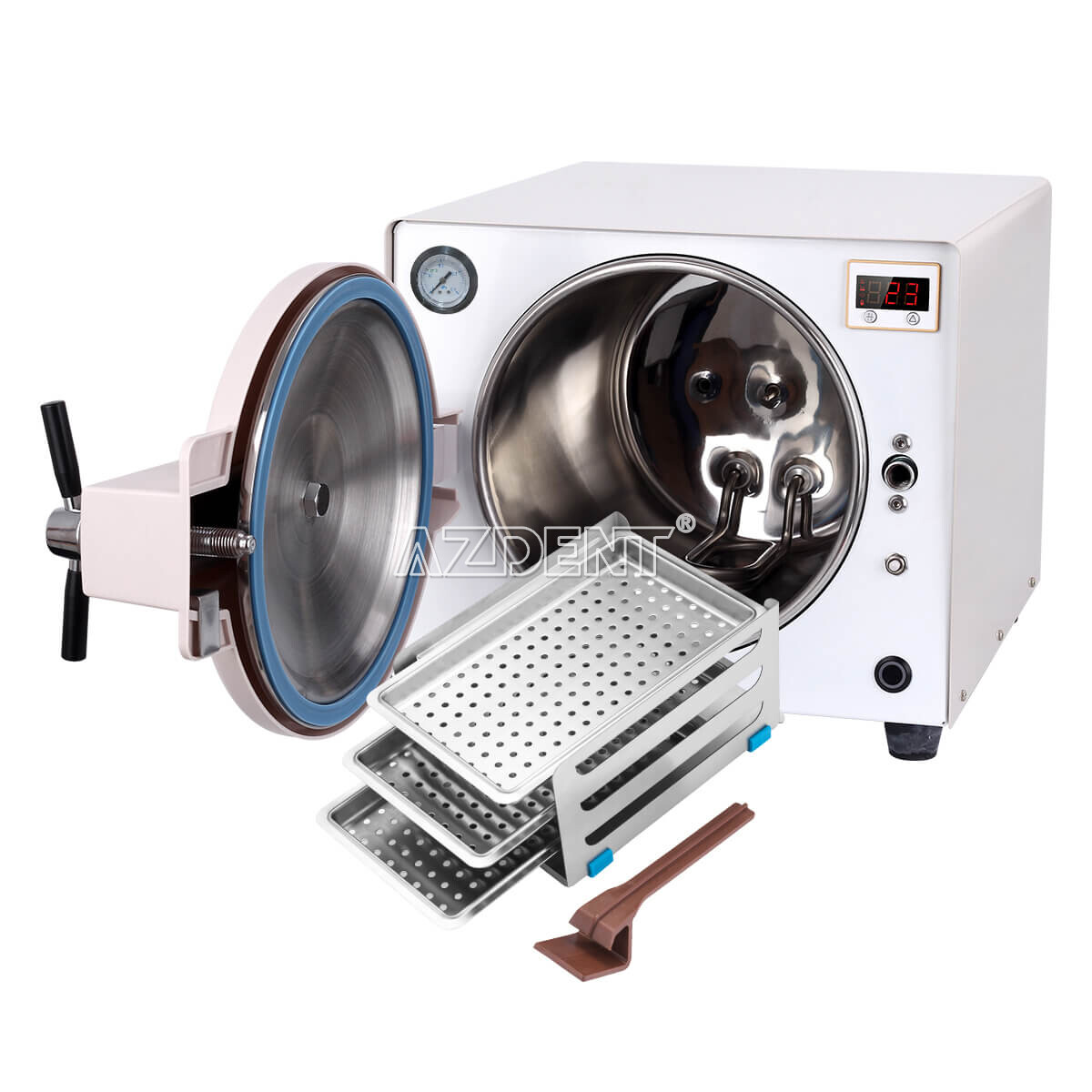 Dental Autoclave Steam Sterilizer Medical Drying Class B Steam Sterilizer + Gift