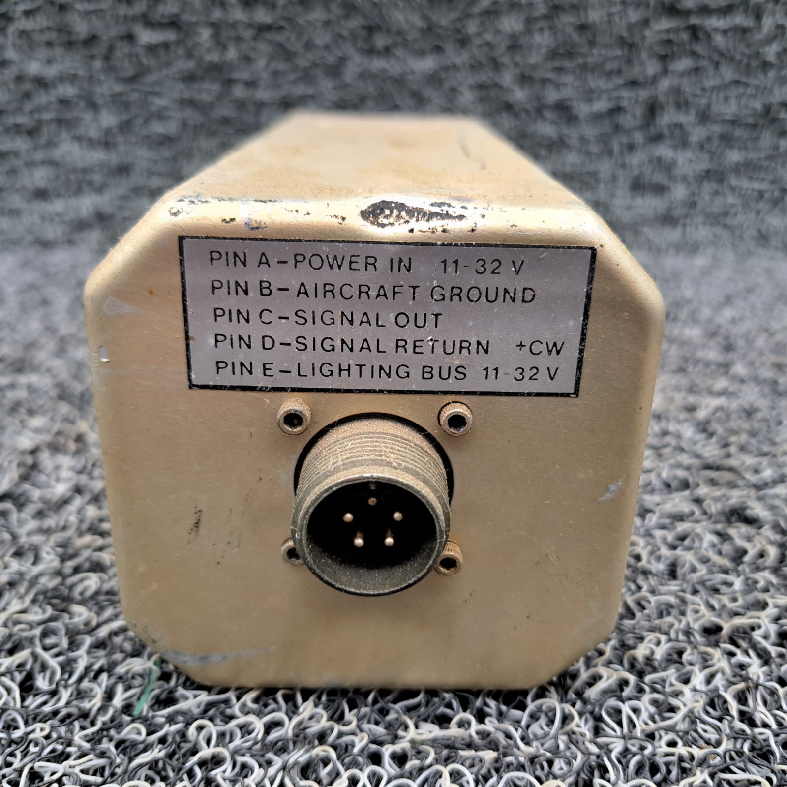 Astronautics Turn Coordinator Model A/P G300, PN: 303880